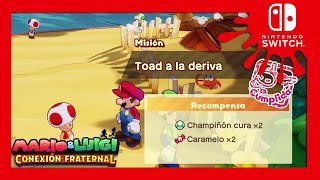 Misión Toad a la deriva  MARIO amp LUIGI CONEXIÓN FRATERNAL [upl. by Eisteb]