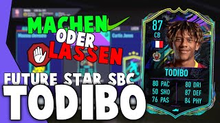 TODIBO FUTURE STAR🔥 Sollte man die SBC machen🤔 Fifa 21 Machen oder Lassen [upl. by Koren]