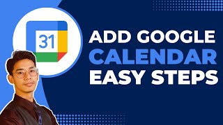 How to Add Google Calendar [upl. by Low]