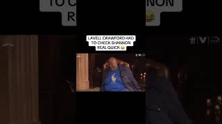 Lavell Crawford Checks Shannon Sharpe [upl. by Nylitak]