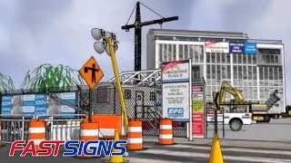 Comprehensive Visual Communications for Construction Sites  FASTSIGNS® [upl. by Oralia]