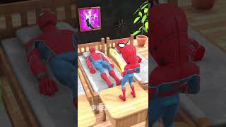 Lil Spidey And Friends Bought New Alarm Clocks 😂 animatedshort spiderman shorts [upl. by Proudfoot]