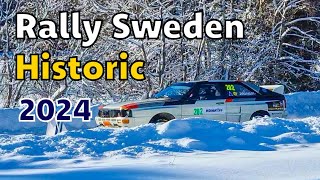 Rally Sweden Historic 2024 SS10 Sarsjöliden [upl. by Sokairyk885]