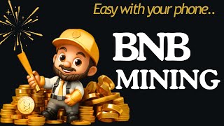 BNB COIN MINING  How to earn BNB coin to your wallet  BNB instant withdrawal [upl. by Lisandra]