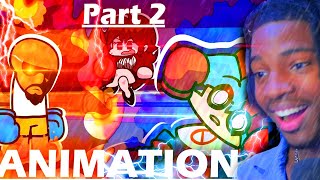 MATT VS BOYFRIEND ROUND 2 ANIMATION Friday Night Funkin Animation Reaction [upl. by Alleahcim131]