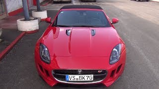 HD Jaguar FType V8S  Fast Ride amp German Autobahn [upl. by Odnumyar343]