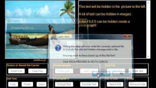 How to hide secret text or files into photographs [upl. by Fiann885]