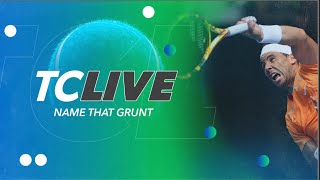 NAME THAT GRUNT  Tennis Channel Live [upl. by Ettari]