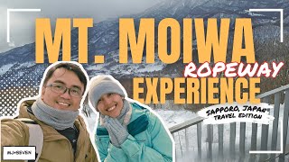 OUR MT MOIWA ROPEWAY EXPERIENCE IN SAPPORO JAPAN [upl. by Ynez403]