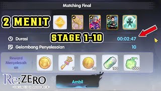 ROX  2 MENIT RATA STAGE 110 COLLAB REZERO  TUTORIAL [upl. by Deanna]