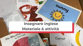 Insegnare inglese materiale ed attività  Scuola dell’infanzia [upl. by Haswell229]