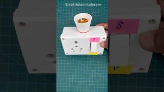 Twin one switch board for electrician  extension  series board kaise banaye  shorts yt [upl. by Shlomo]