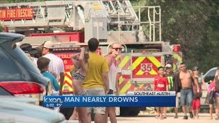 Man nearly drowns at McKinney Falls State Park [upl. by Airehc]