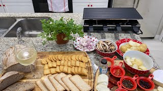 1 New Years Eve Raclette Party Review Brie Cheese [upl. by Augie]