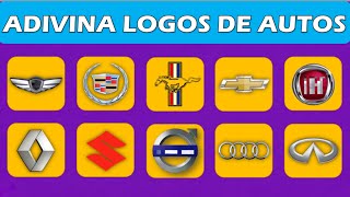 ADIVINA LOGOS DE AUTOS  ¿CUÁNTO SABES A CERCA DE MARCAS DE AUTOS  QUIZZ DE ENTRETENIMIENTO 🚘 [upl. by Aynotel]