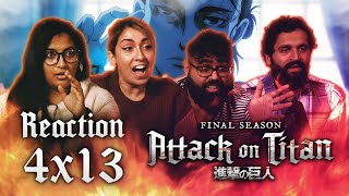 Attack on Titan Dub  4x13 Children of the Forest  Group Reaction [upl. by Kal]