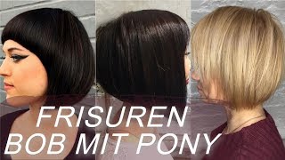 Die moderne 20 Ideen 🌷 zu bob frisuren mit pony [upl. by Frohman]