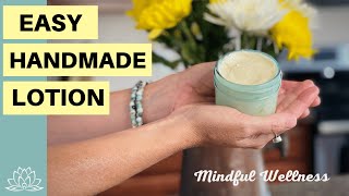 BEST Moisturizer DIY Lotion Recipe Natural Ingredients  Natural Minimalist  Mindful Wellness [upl. by Devinne]