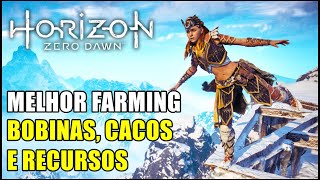 Horizon Zero Dawn Como conseguir MUITOS cacos e as MELHORES bobinas do jogo [upl. by Sue]