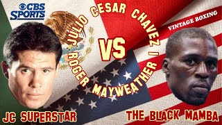 Julio Cesar Chavez vs Roger Mayweather 1 CBS 1080p 60fps [upl. by Enimsaj]