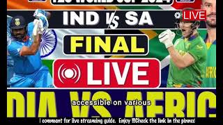 Touchcric India vs SA Final Live Streaming Crictime Mobilecric T20 World Cup [upl. by Llerej]