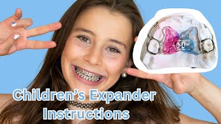 Childrens Expander Instructions [upl. by Mlohsihc]