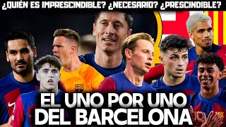 ¿QUIÉN ES IMPRESCINDIBLE EN EL BARCELONA ¿PRESCINDIBLE VENTA DE ARAUJO A DE JONG UNO POR UNO [upl. by Trebeh403]