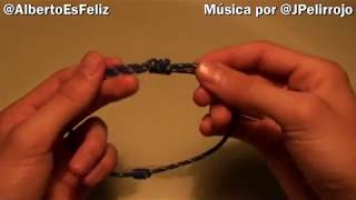 Cómo hacer una pulsera tutorial con truco de magia [upl. by Frederiksen901]