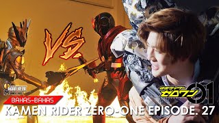 EPISODE YANG MENGHARUKAN  THOUSER vs JIN BURNING FALCON GILA   Kamen Rider ZeroOne Episode27 [upl. by Gypsy]