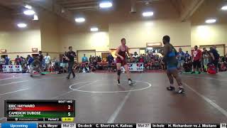 Cadet 195 Eric Hayward California Vs Cameron Dubose Washington [upl. by Anilrahc]