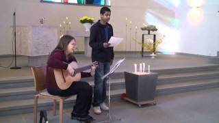 Sonja und Tshanda Sangwa singen im Gottesdienst in Gümligen [upl. by Burck]