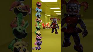 Smiling Critters VS Circus Baby shorts smilingcritters poppyplaytimechapter circusbaby fnaf [upl. by Enyrb]