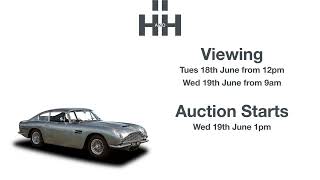 WATCH LIVE  The HampH Auction of Classic Collector amp Performance Cars June 2024 [upl. by Teragramyram486]