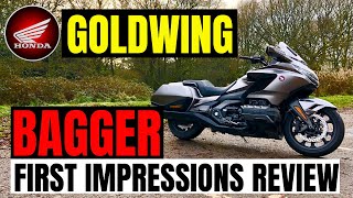 NEW  HONDA  GOLDWING  BAGGER  First impressions review [upl. by Yssirk]