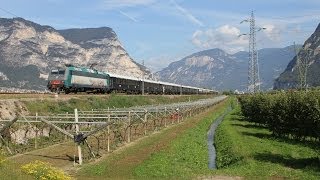 VSOE in der Trentina  Bahnverkehr in Mezzocorona [upl. by Eirok244]