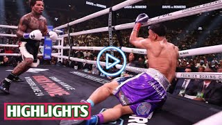 Gervonta Davis vs Rolando Romero full fight  davis vs romero highlights [upl. by Skcirdnek]