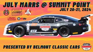 LIVE RACING  July 24 MARRS  Summit Point  Saturday [upl. by Nulubez]