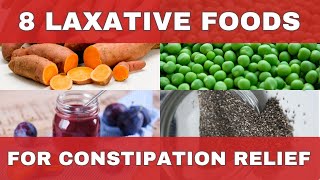 8 Best Natural Laxative Foods For Constipation Relief [upl. by Allemap678]