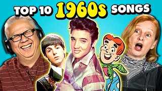 ELDERS REACT TO TOP 10 SONGS OF THE 1960s [upl. by Notsuh174]