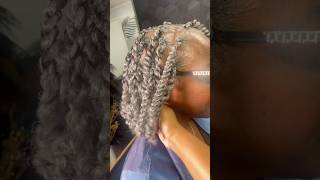 She likes to get in amp out of the chair  Quick amp Easy Twist Style  DFW Hair Salon dfwhairstylist [upl. by Eyatnod]