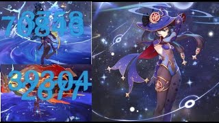 MONA Lv70 SOLO Damage Showcase  Can She become Main DPS Genshin Impact Mona Main DPS Damage Test [upl. by Sandberg]