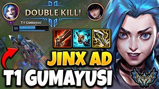 T1 Gumayusi Jinx vs Caitlyn  ADC  Korea Challenger Patch 144 ✅ [upl. by Niltiak]