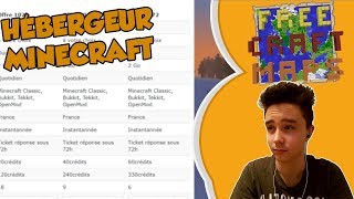 FREECRAFT MAPS  HÉBERGEUR MINECRAFT [upl. by Asserac84]