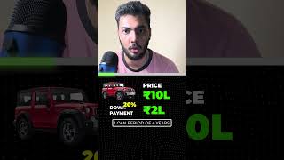 BUY your Fav CAR for FREE with this strategy  Pranjal Sharma shorts finance [upl. by Aicrag]