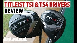 TITLEIST TS1 amp TS4 DRIVERS REVIEW [upl. by Llyrad]