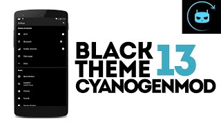 EL MEJOR TEMA OSCURO PARA ANDROID GRATIS  BLACK THEME CM121314  TM PRO [upl. by Charron]