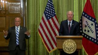 LIVE Gov Hutchinson to Hold a News Conference on Recent Protests in Arkansas and Across the Nation [upl. by Erdnael485]