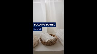 Folding Towel Hack [upl. by Livvyy]