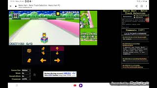 DS Peach Gardens  Mario Kart Retro Track Selection [upl. by Ennyroc]