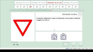 Quiz PATENTE B  ESAME DI TEORIA  SIMULAZIONE ESAME [upl. by Edrahs904]